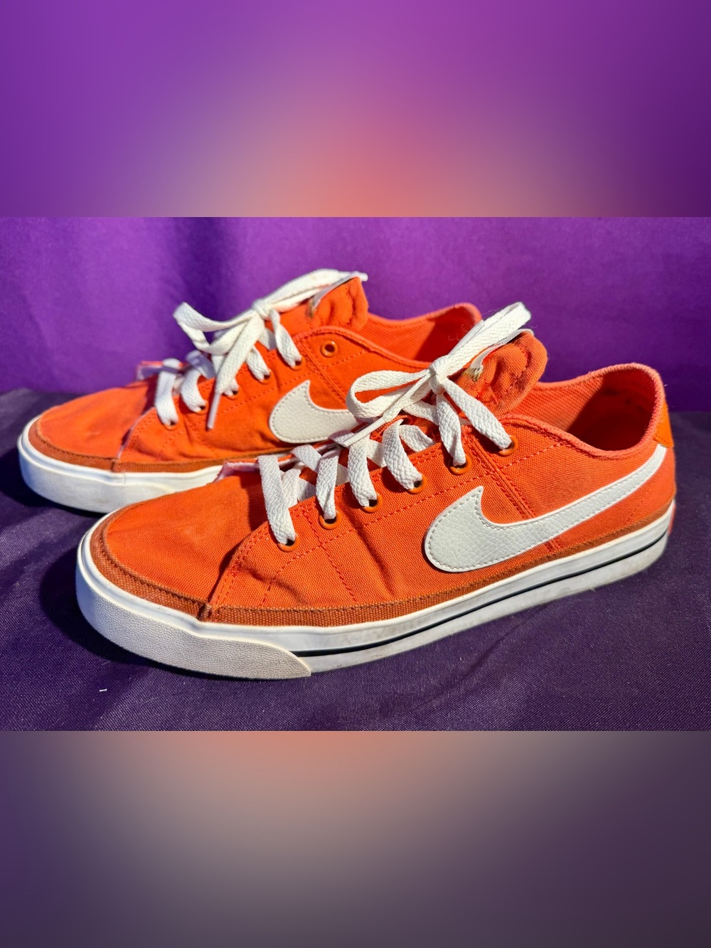 Nike 50TH Anniversary of the Swoosh Nike Court Legacy Orange 2021 Men’s 9.5